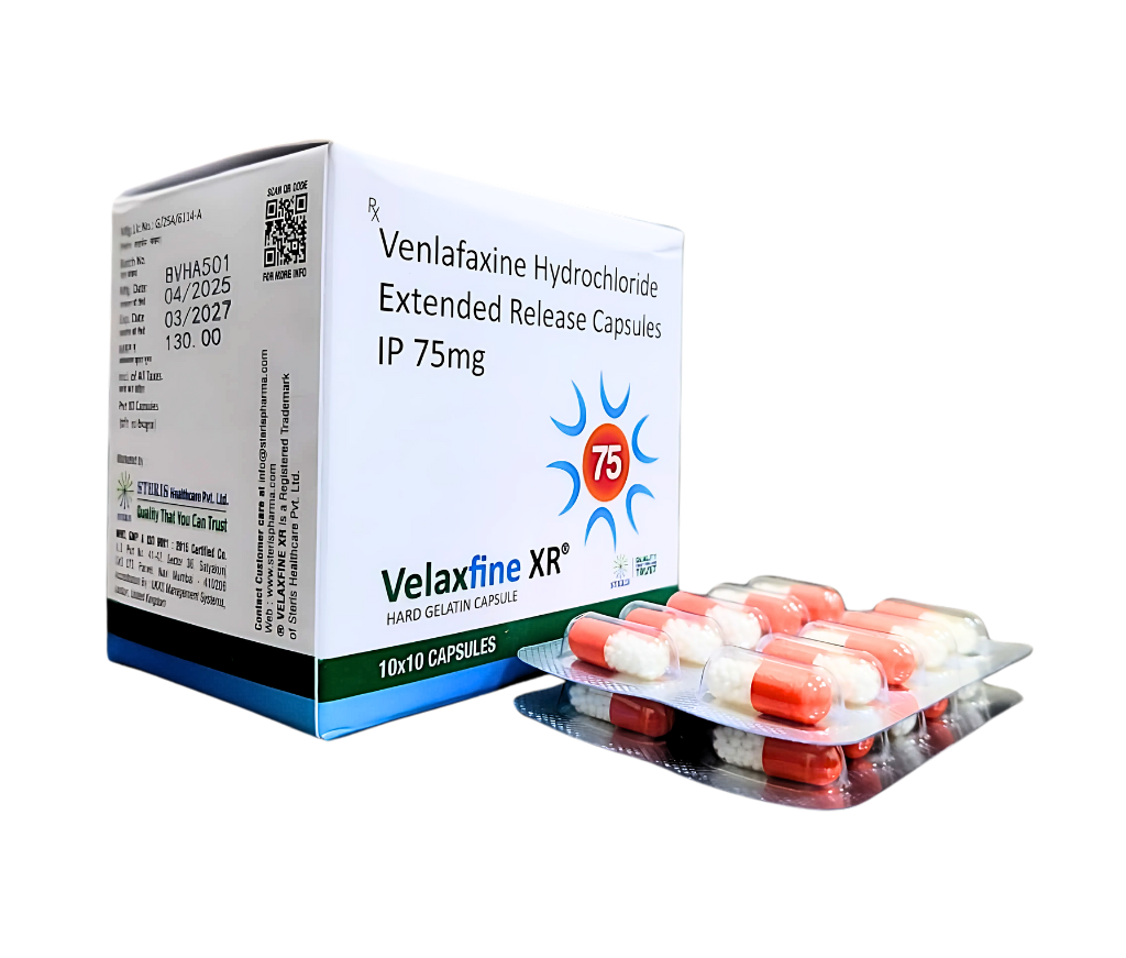Velaxfine XR 75 product pack