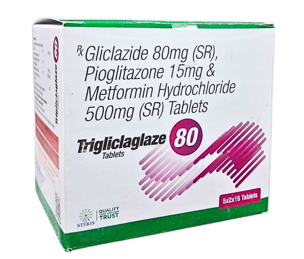 Trigliclaglaze 80 product pack