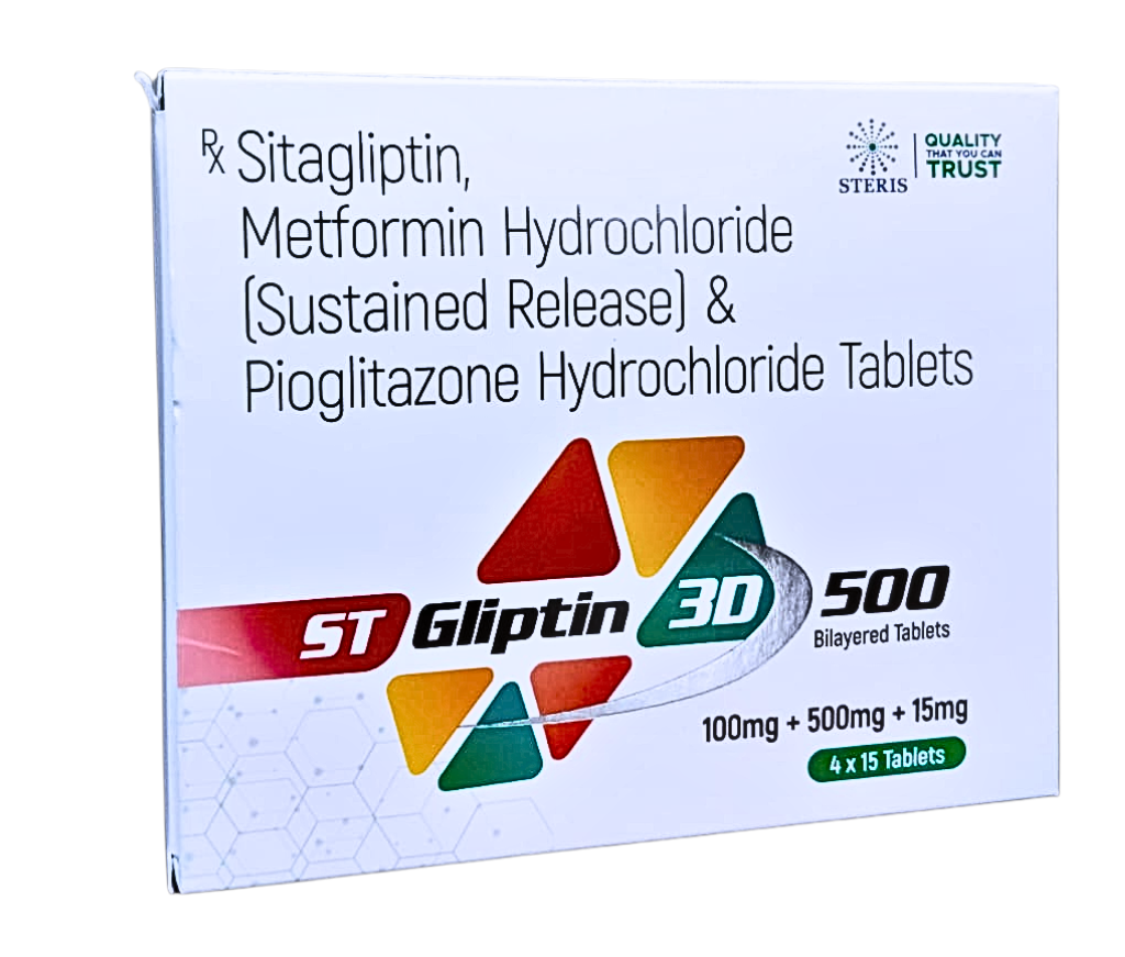 St Gliptin 3D 500 product pack
