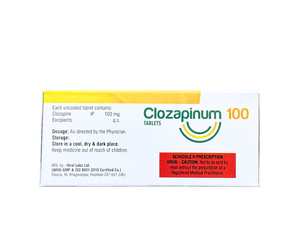 Clozapinum 100 view 2