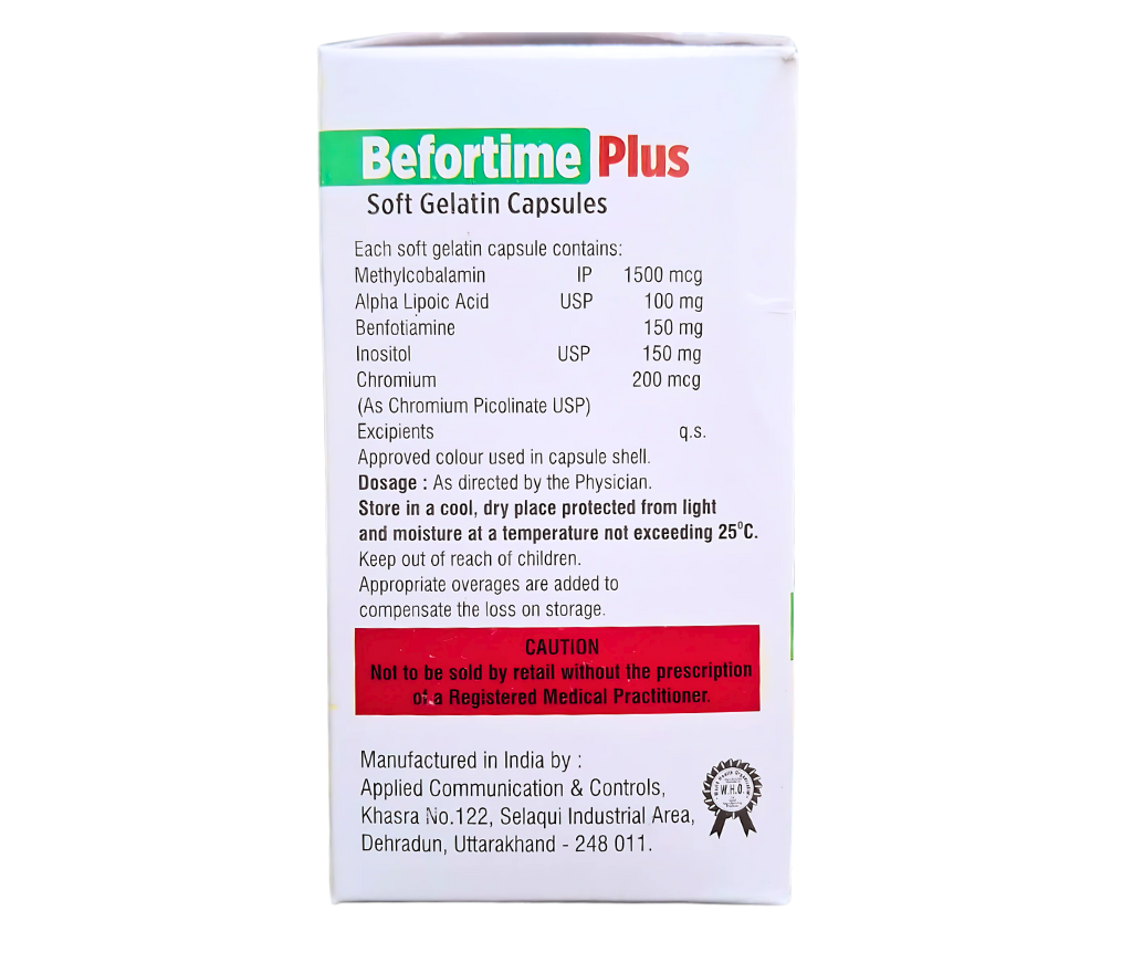 Befortime Plus Soft Gelatin Capsules view 4