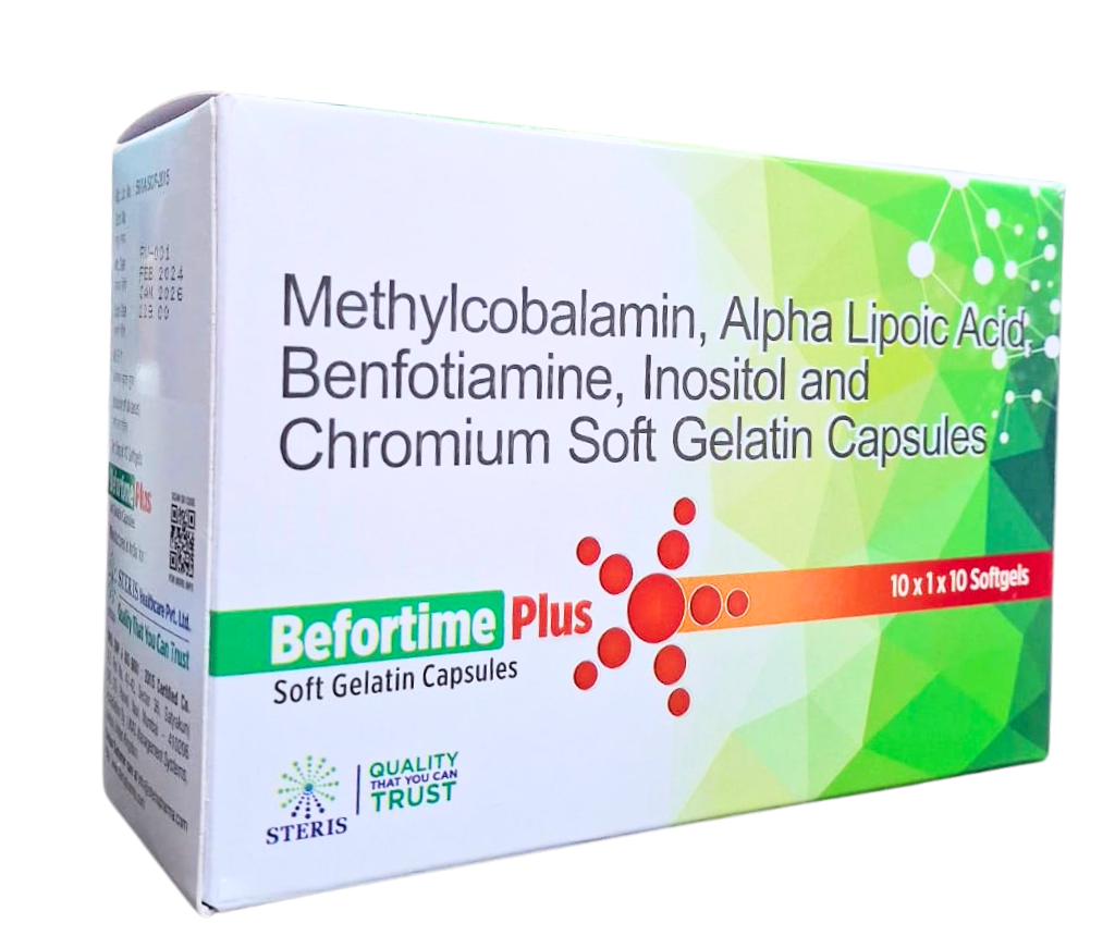 Befortime Plus Soft Gelatin Capsules product pack
