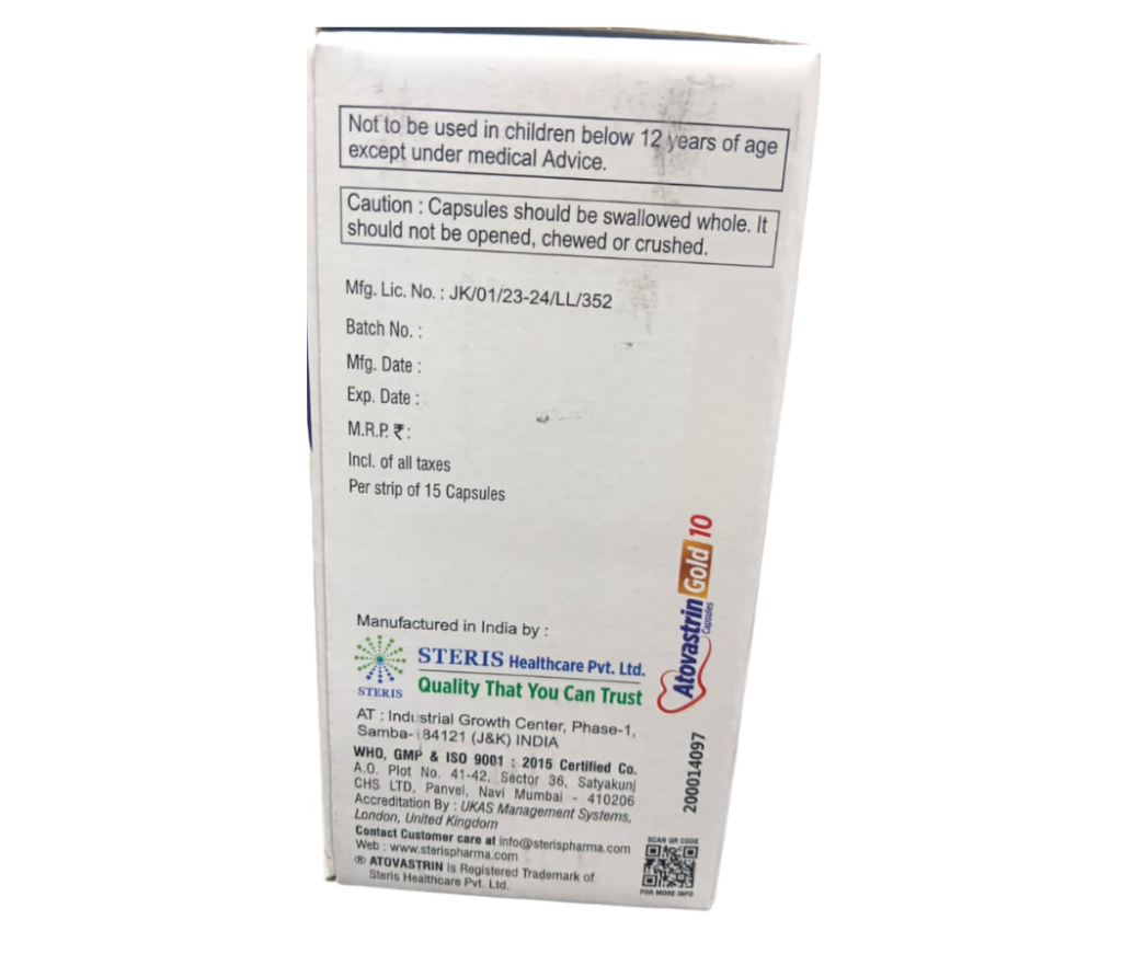 Atovastrin Gold 10 view 3