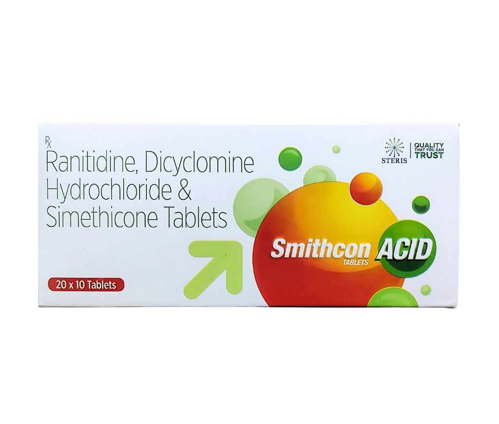 SMITHCON ACID TABLETS product pack