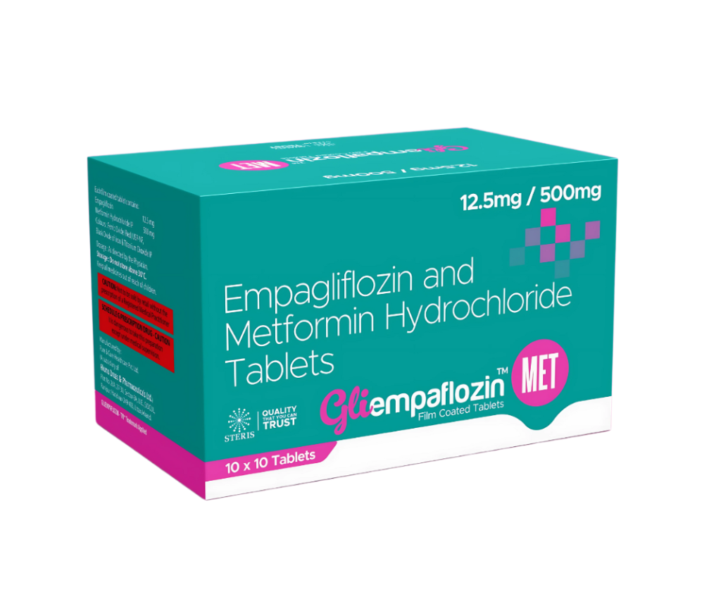 Gliempaflozin Met 12.5/500 product pack