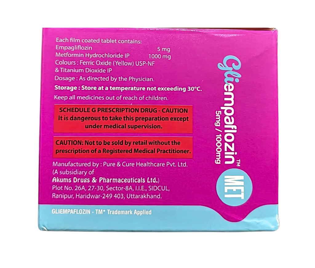 Gliempaflozin Met 5 mg/1000 mg view 5