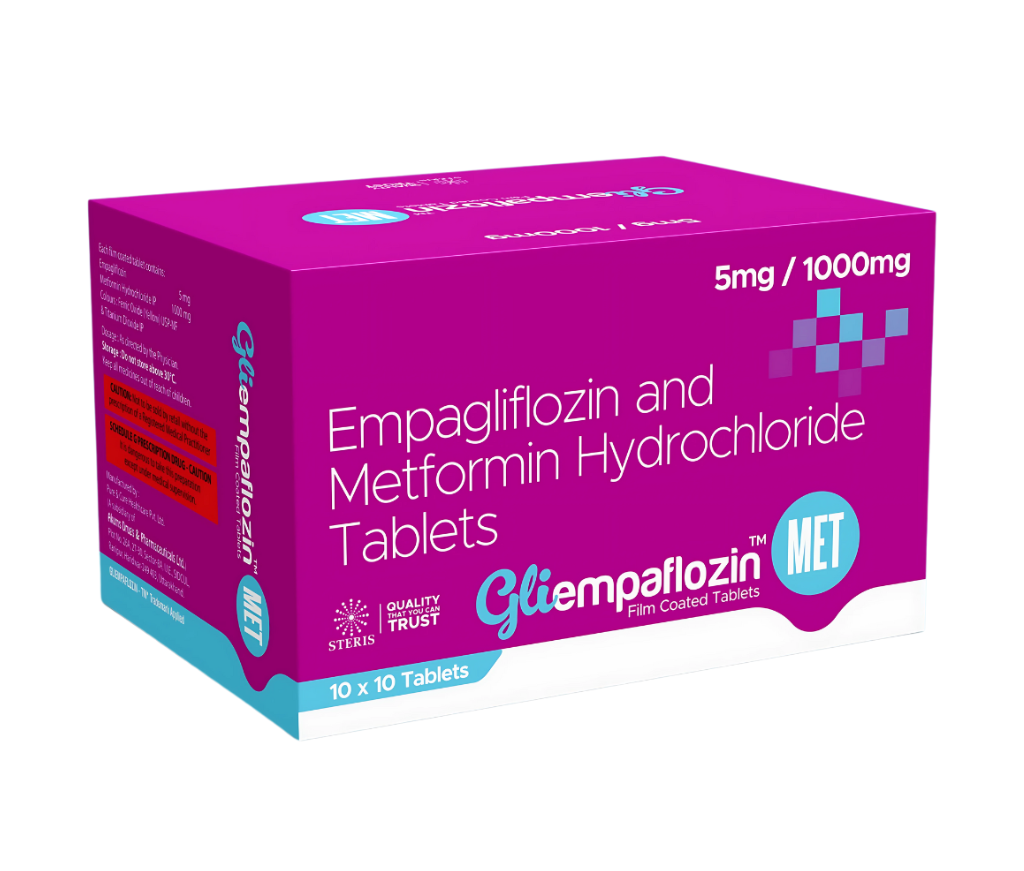 Gliempaflozin Met 5 mg/1000 mg product pack