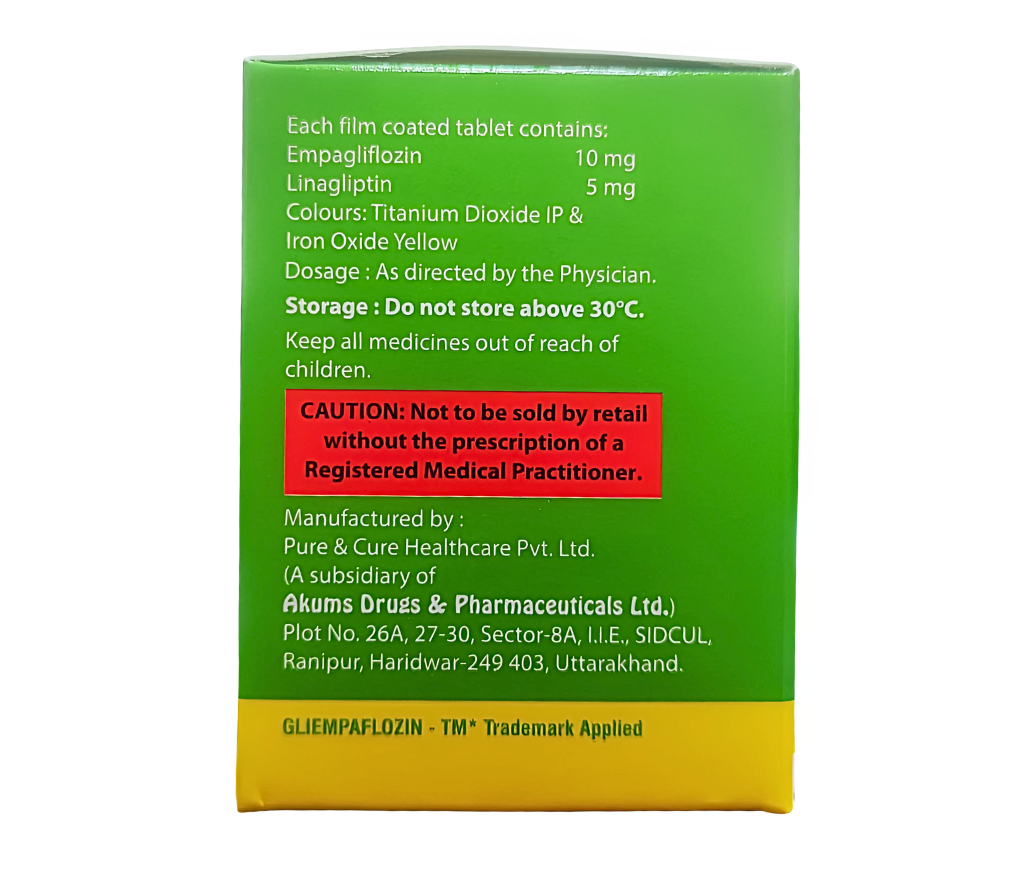 Gliempaflozin Lina 10 mg/5 mg view 5
