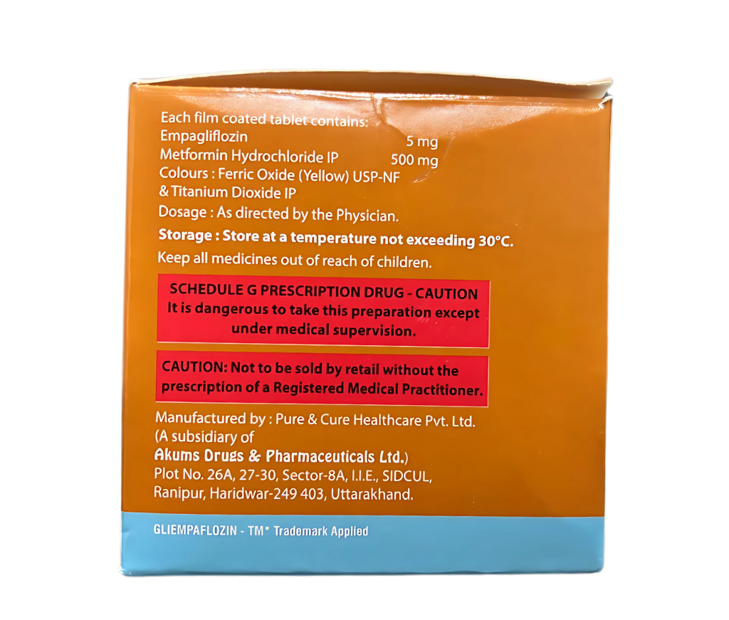 Gliempaflozin Met 5 mg/500 mg view 5