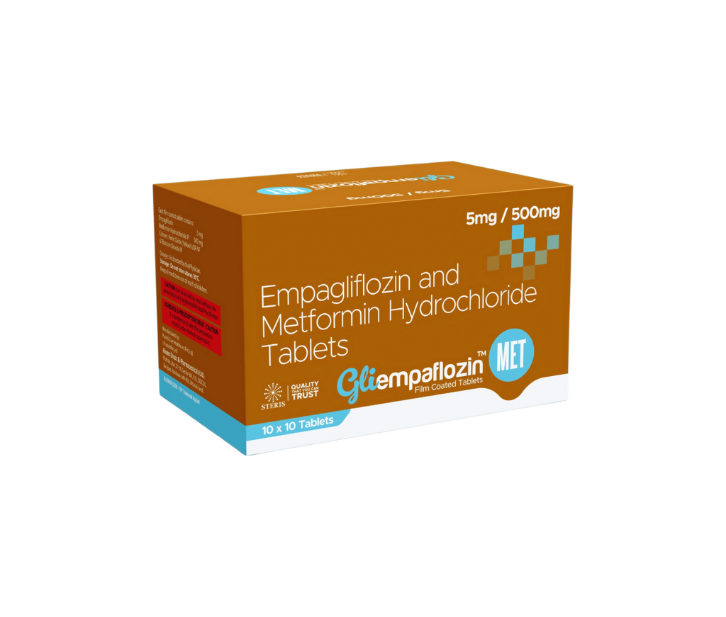 Gliempaflozin Met 5 mg/500 mg product pack