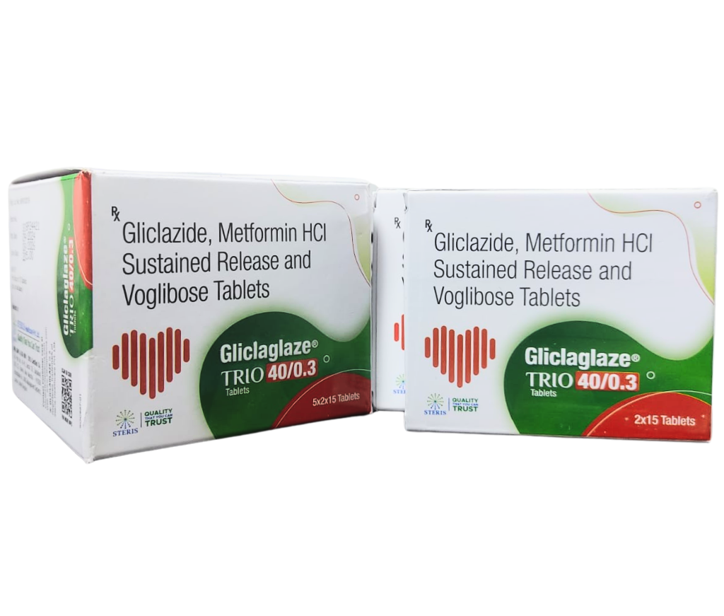 Gliclaglaze Trio 40/0.3 product pack