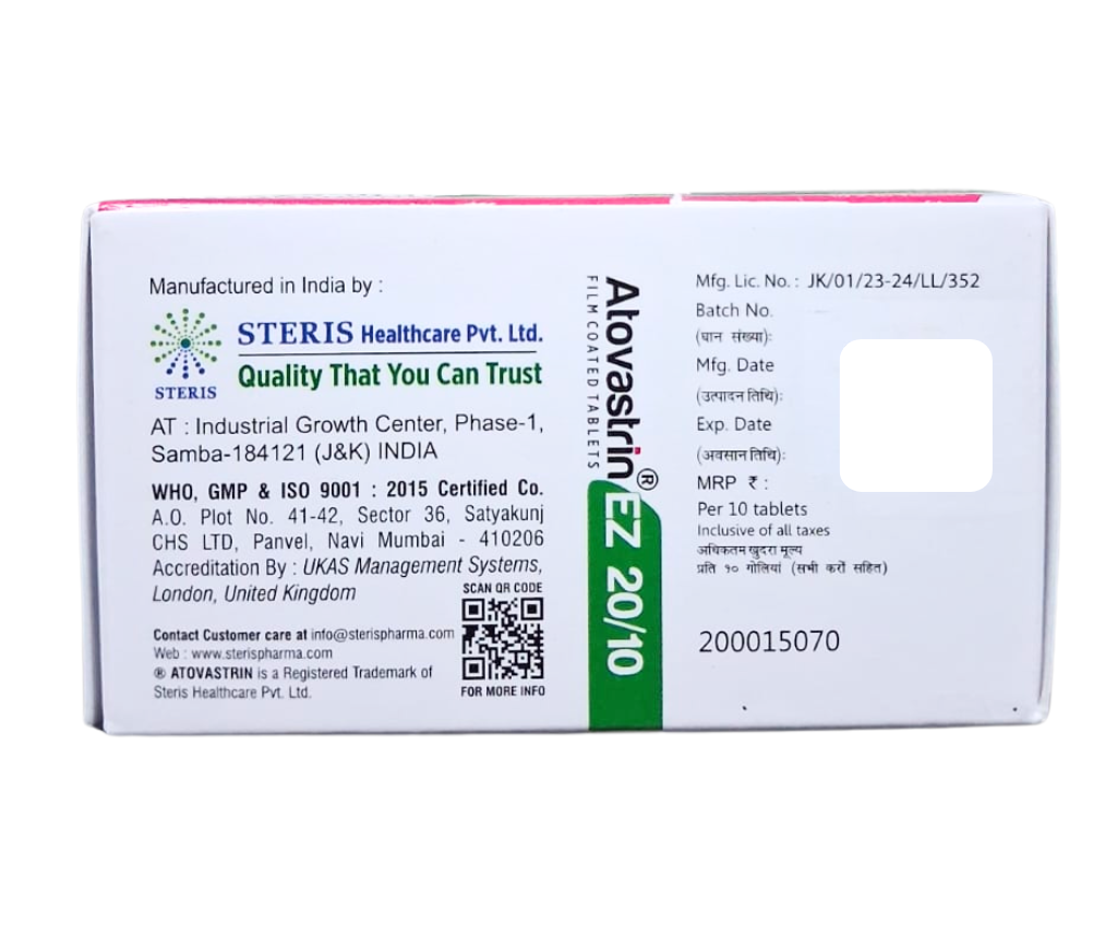 ATOVASTRIN EZ 20/10 view 4