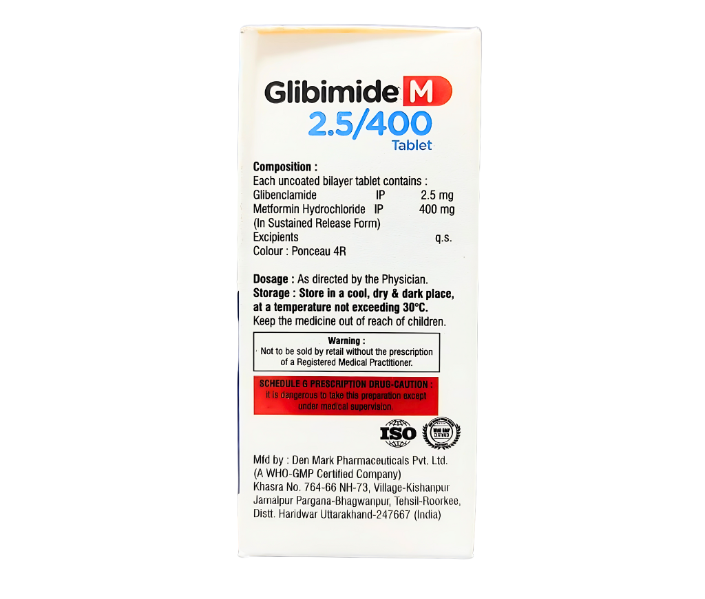 Glibimide M 2.5/400 view 2