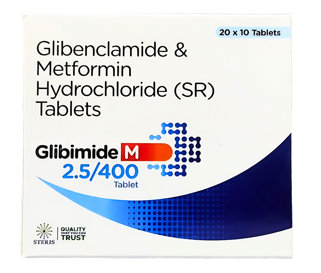 Glibimide M 2.5/400 product pack