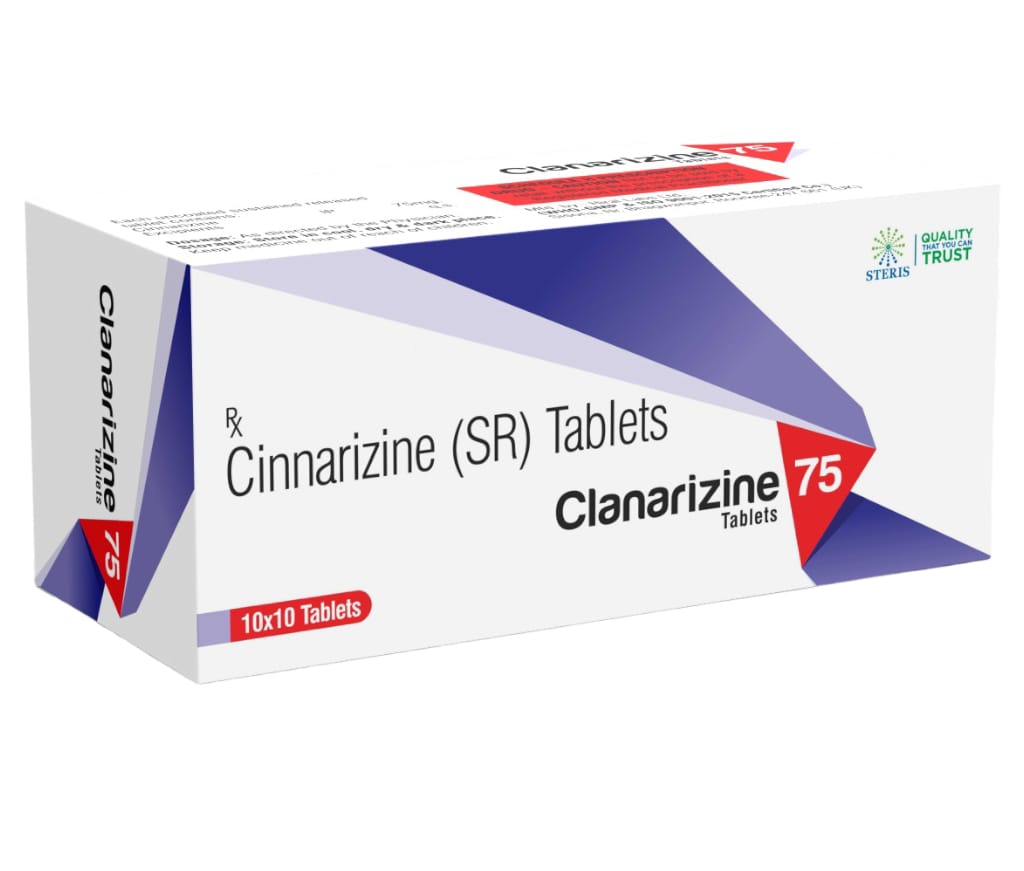 Clanarizine 75 product pack