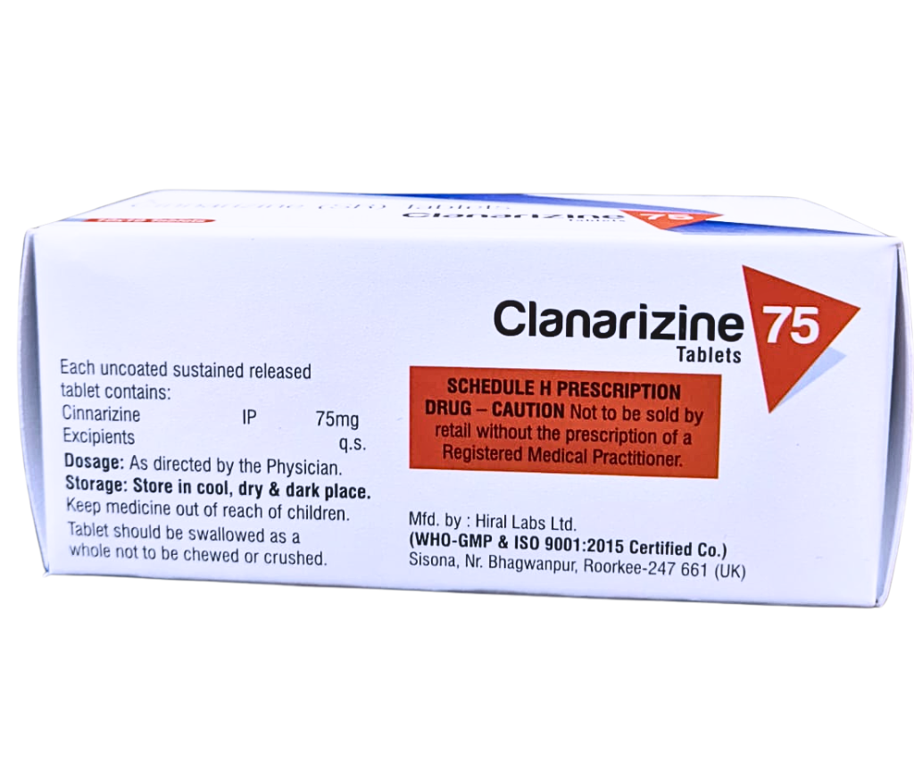 Clanarizine 75 view 2