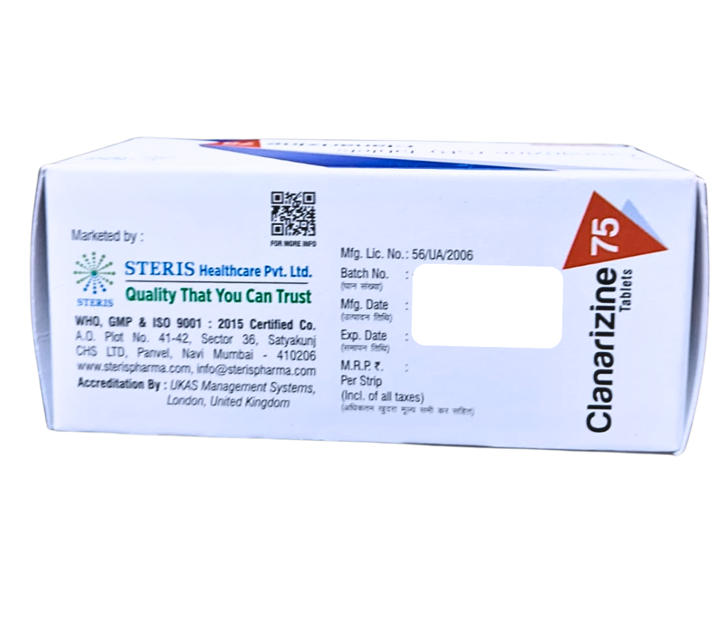 Clanarizine 75 view 3