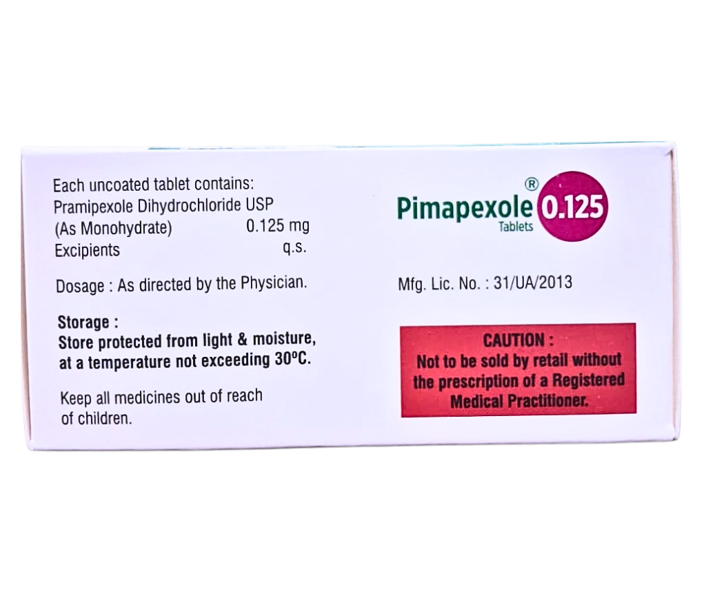 Pimapexole 0.125 view 3