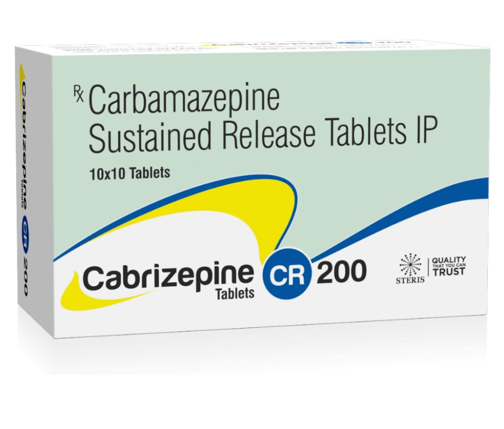 Cabrizepine CR 200 product pack
