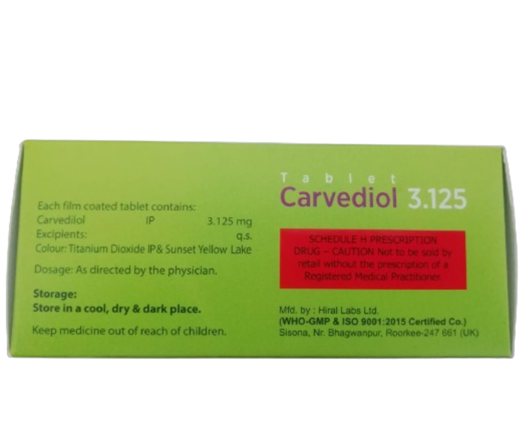 CARVEDIOL 3.125 view 2