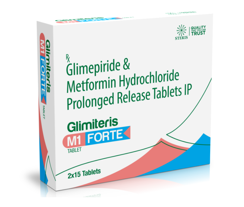 Glimiteris M1 Forte product pack