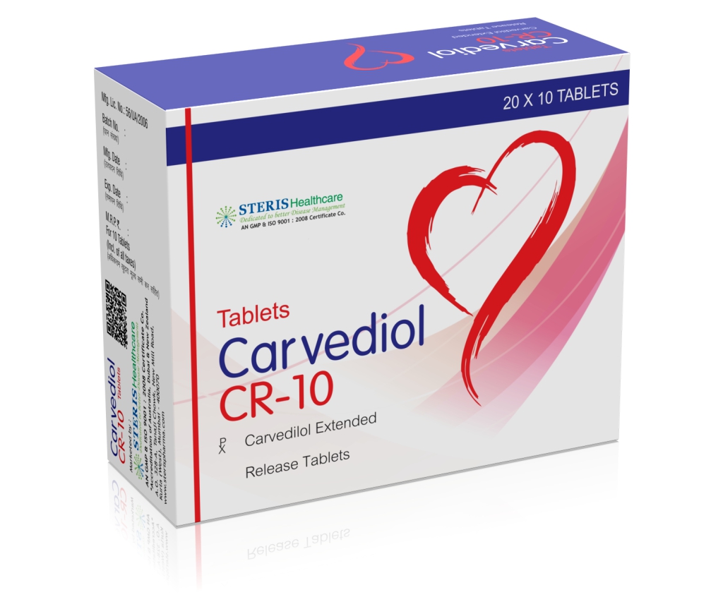 CARVEDIOL CR 10 product pack