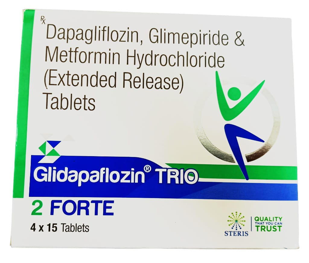 Glidapaflozin Trio 2 Forte product pack