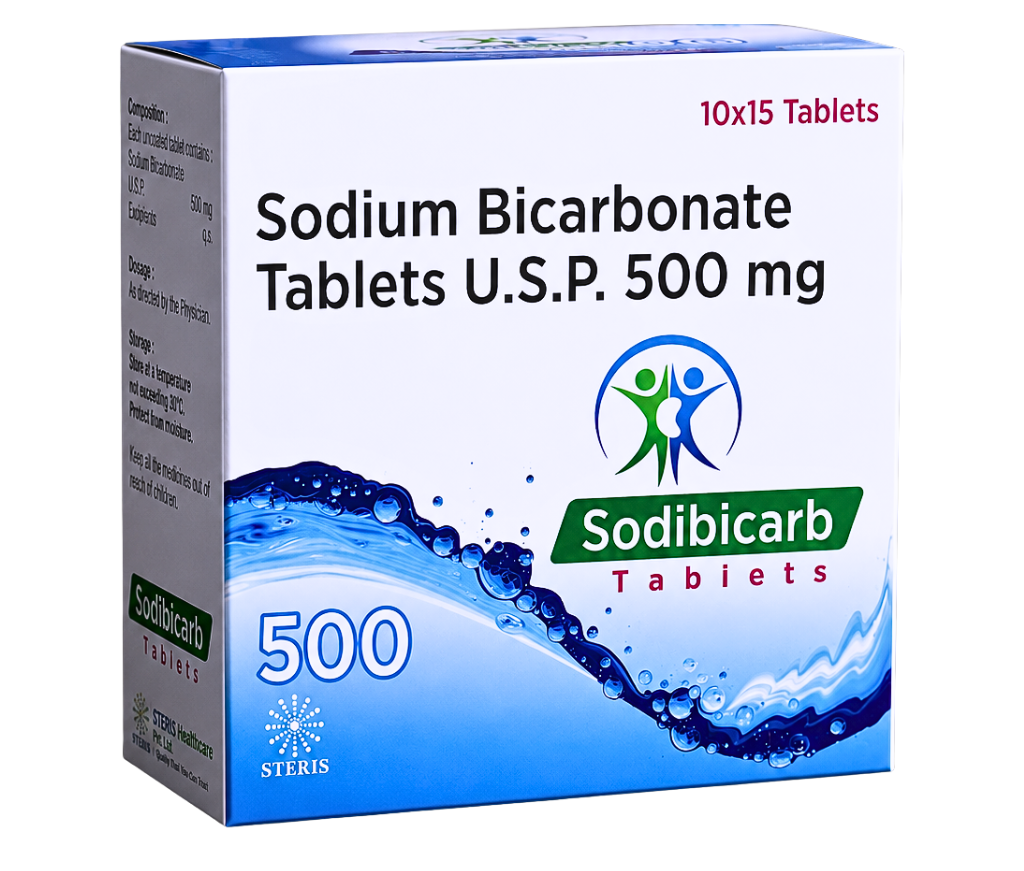 Sodibicarb 500 product pack