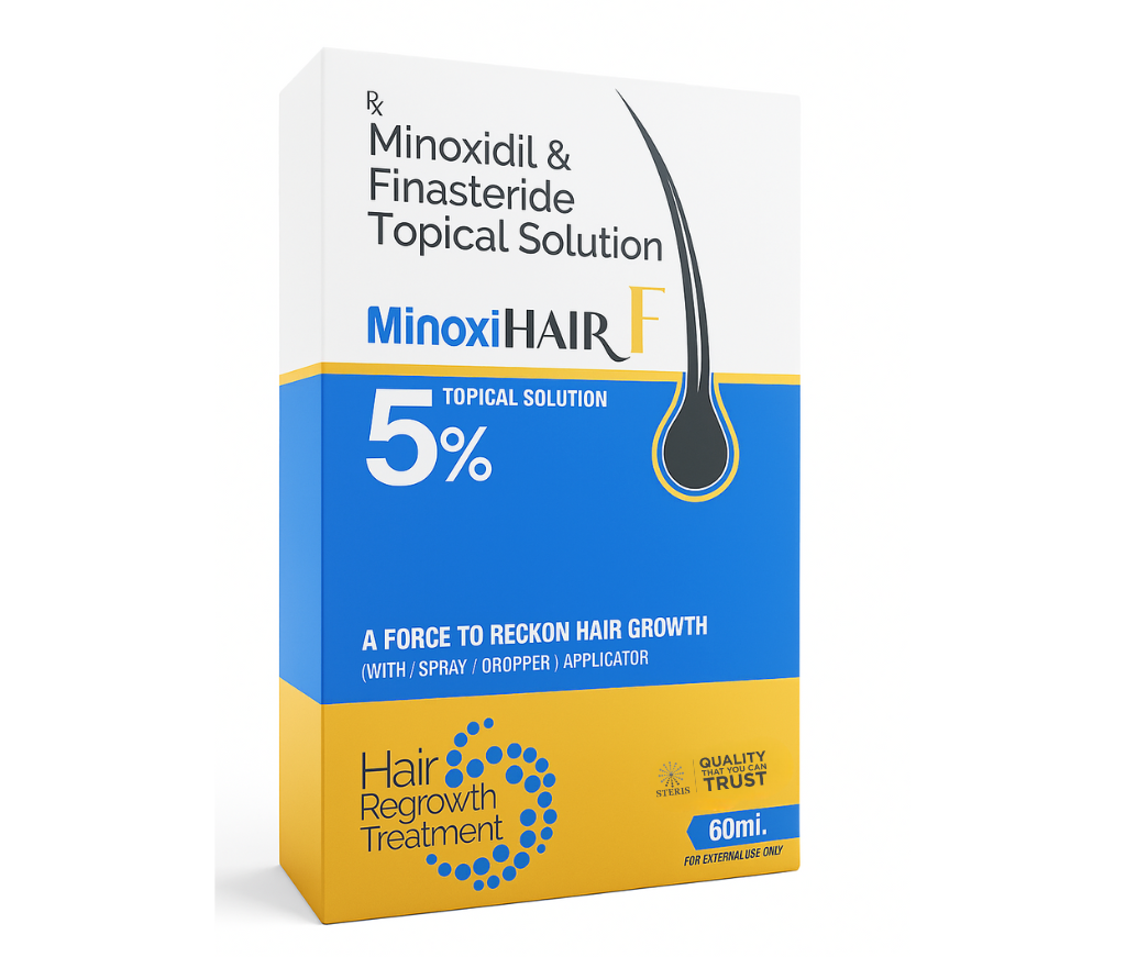 Minoxihair F 5% product pack