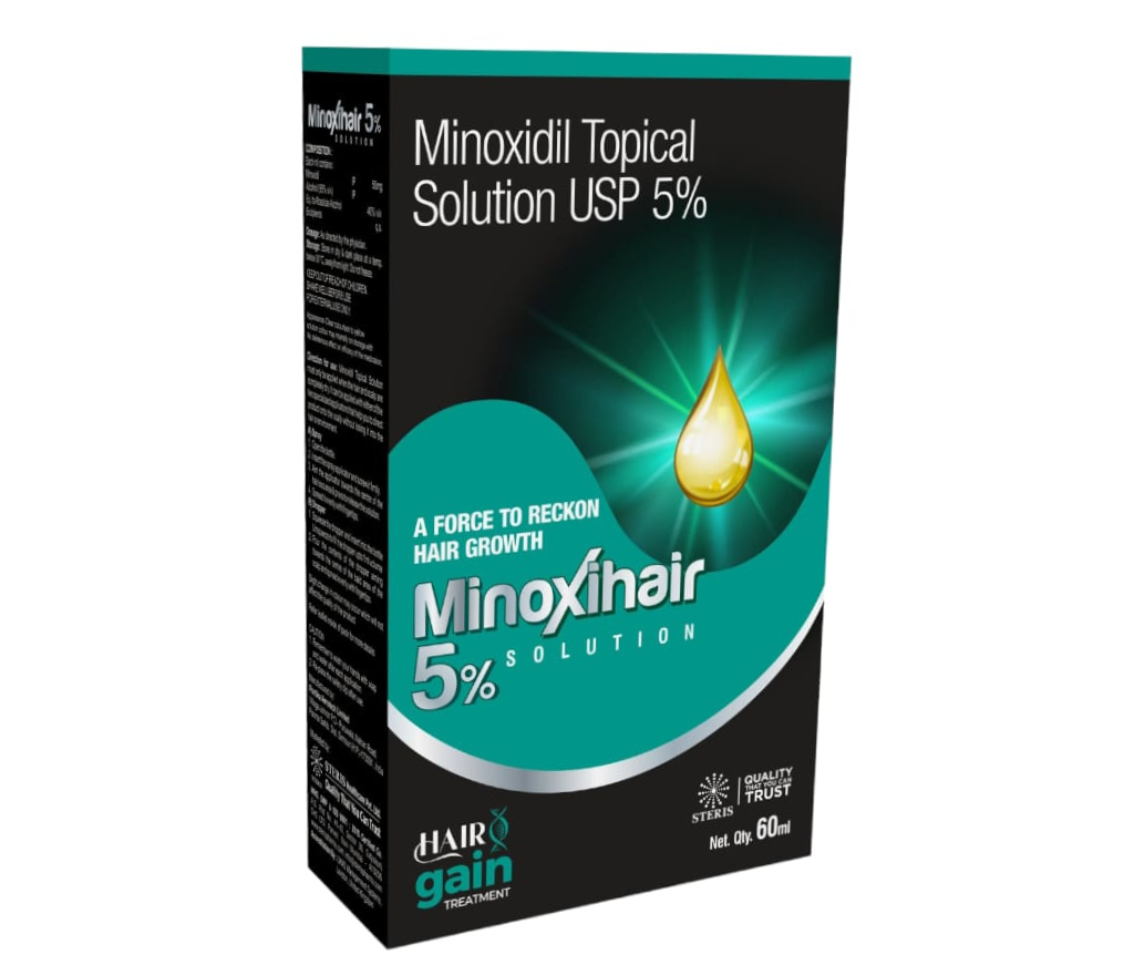 Minoxihair 5% product pack