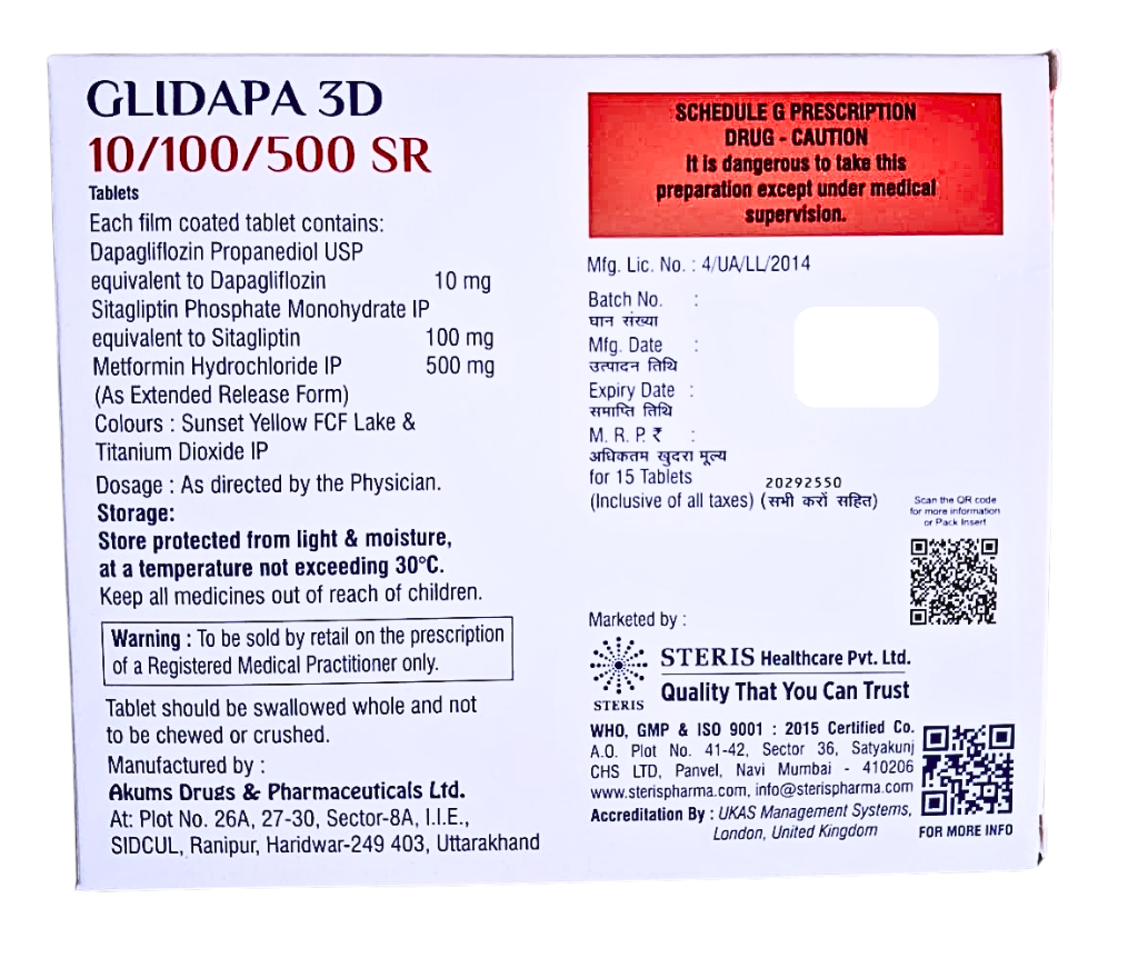 GLIDAPA 3D 10/100/500 SR view 3