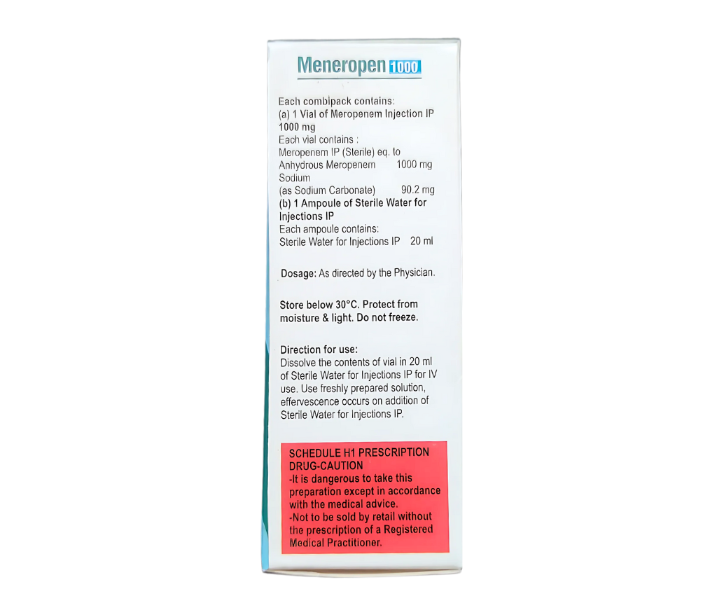 MENEROPEN 1 GM IV view 4