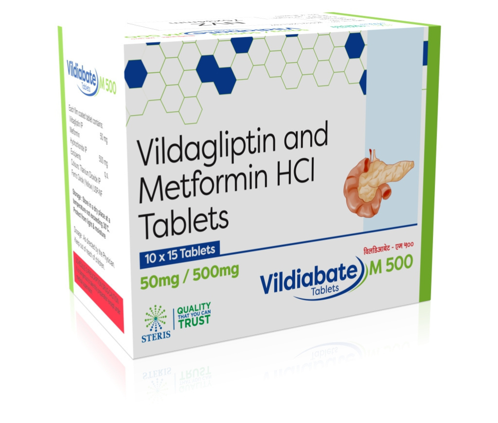 Vildiabate M 500 product pack