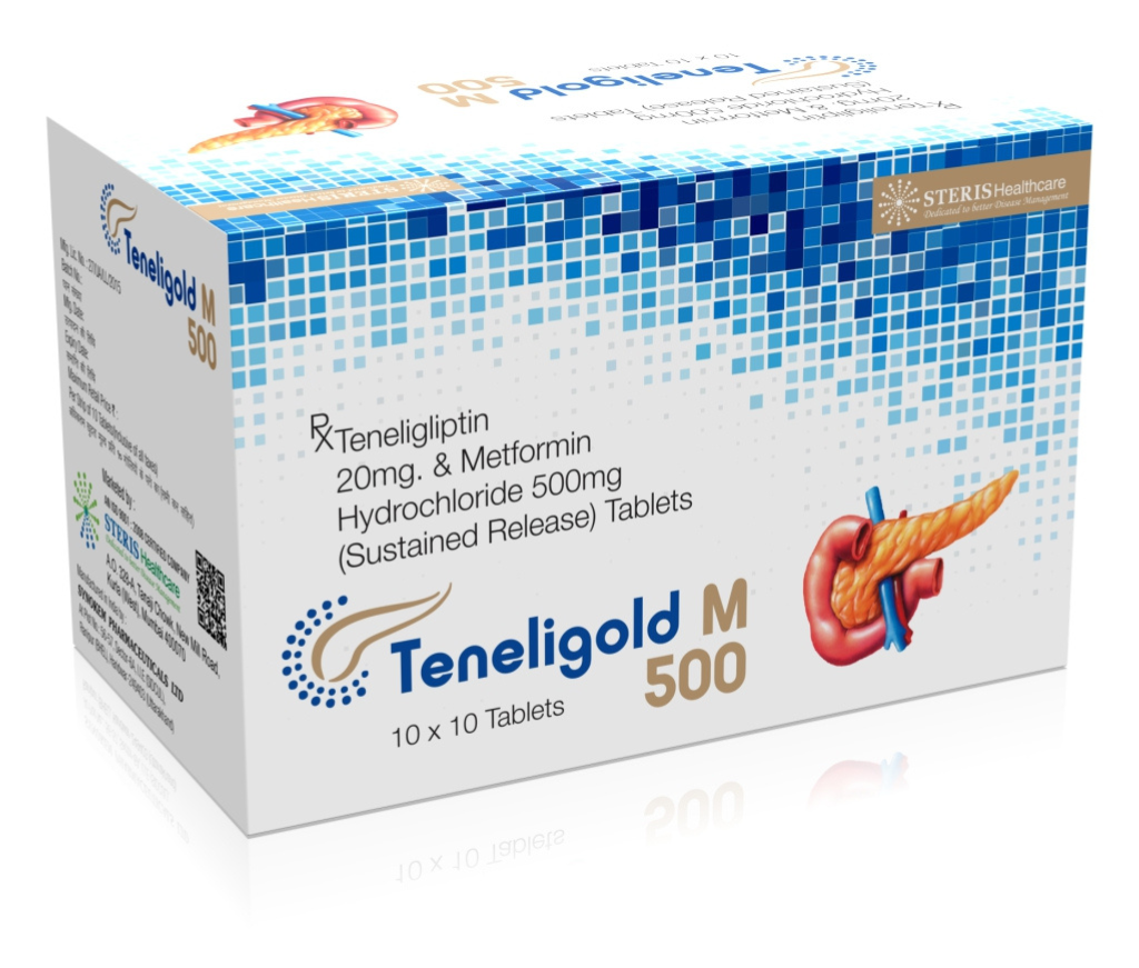 Teneligold M 500 product pack