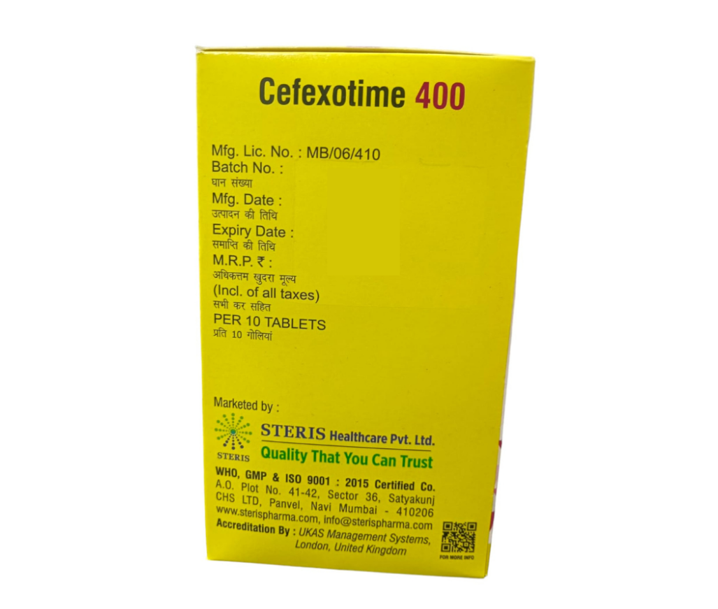 CEFXOTIME 400 view 3