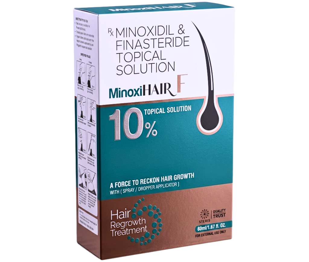 Minoxihair F 10% product pack