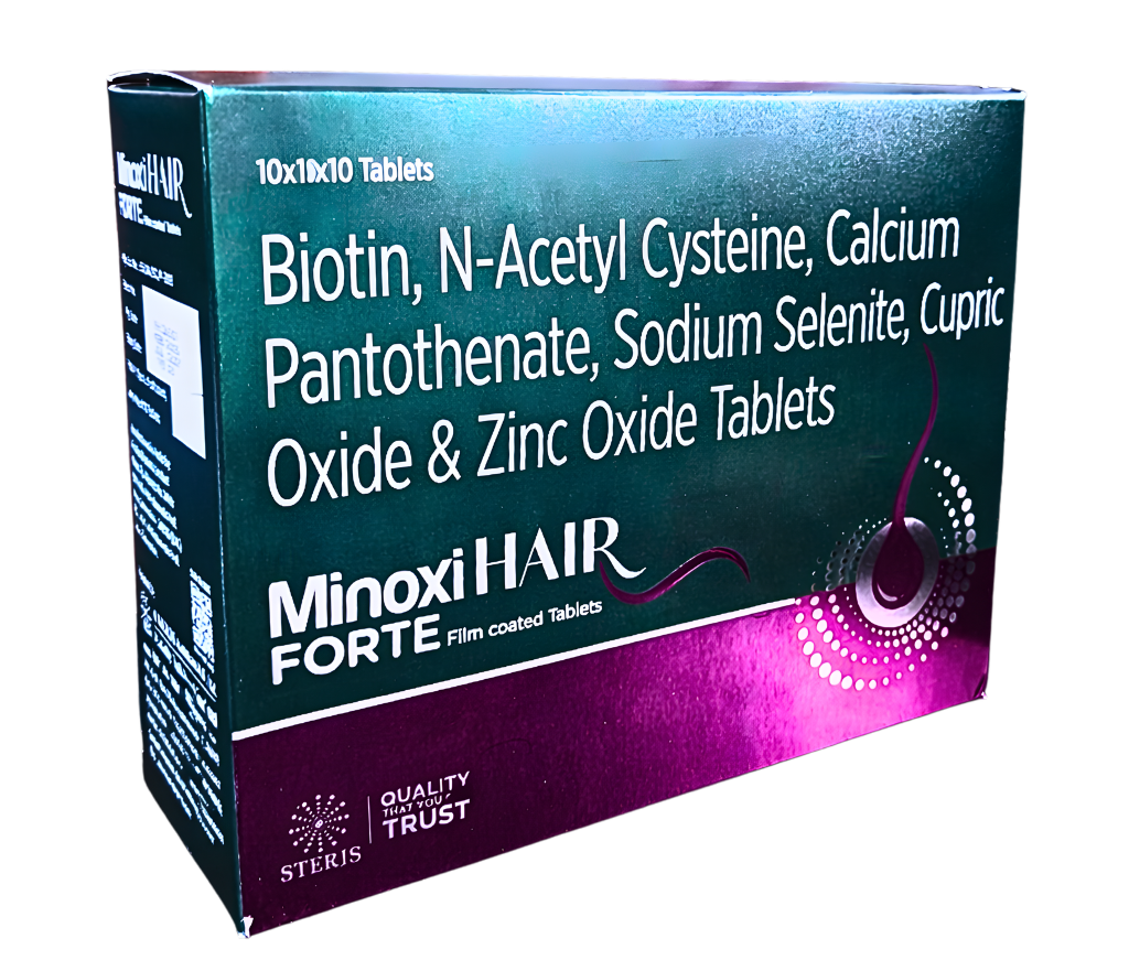 Minoxihair Forte product pack