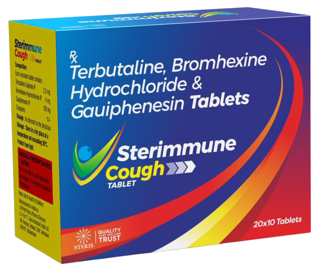 STERIMMUNE COUGH product pack