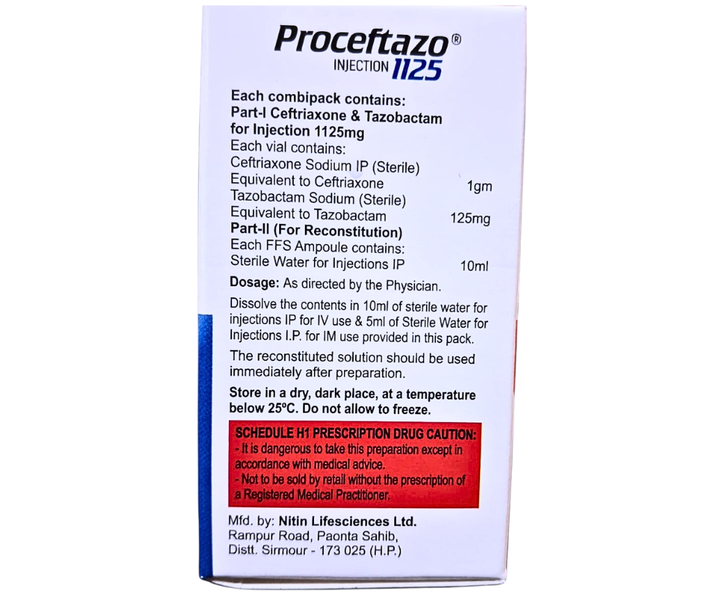 PROCEFTAZO 1125 INJ view 3