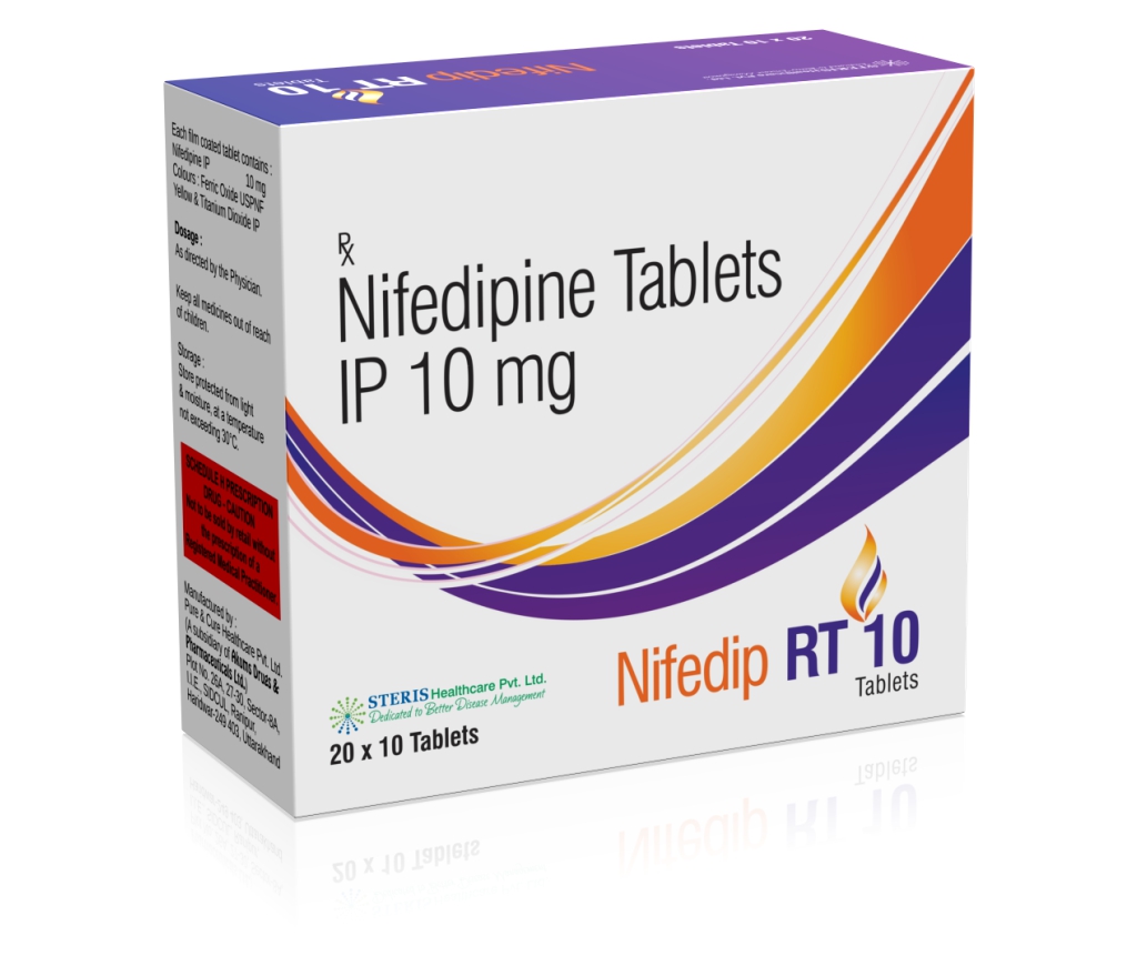Nifedip RT 10 product pack