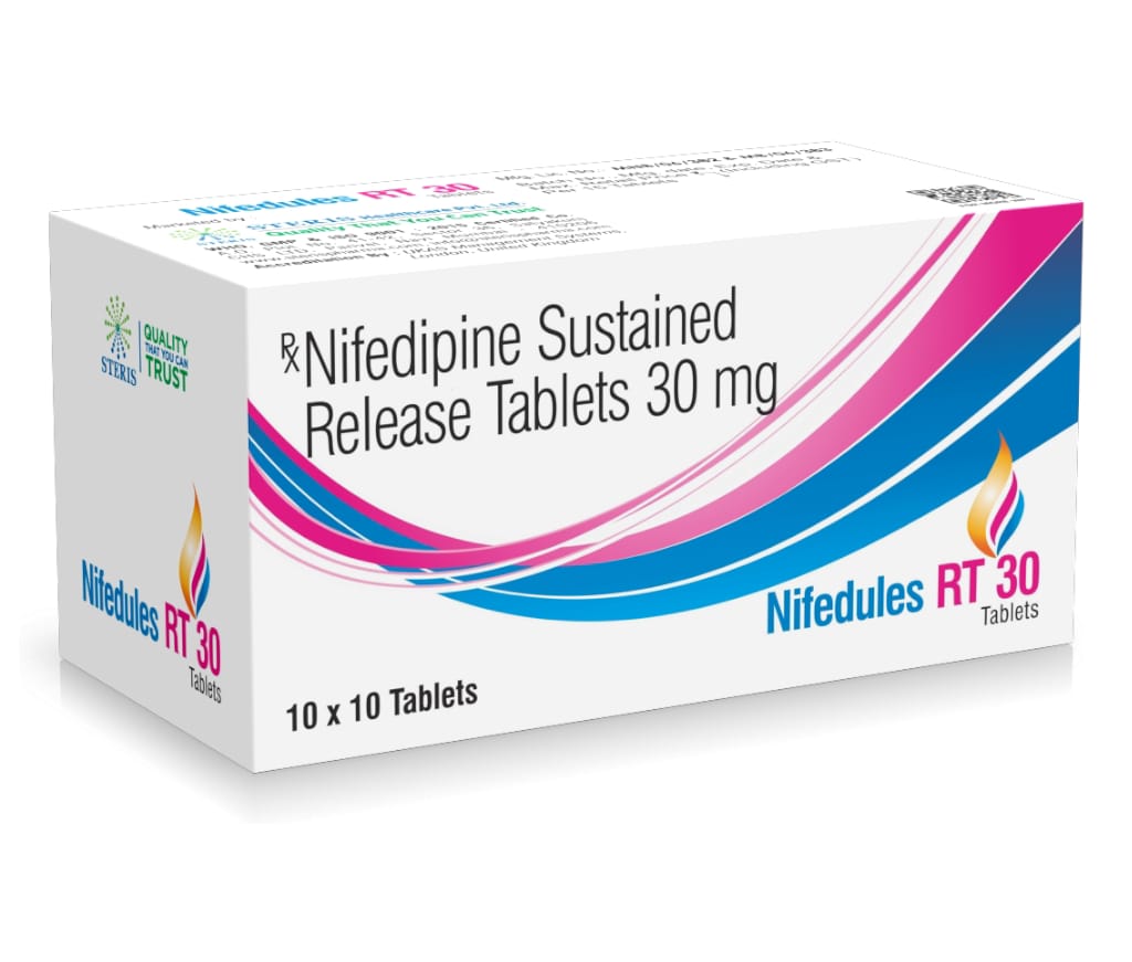 Nifedules RT 30 product pack