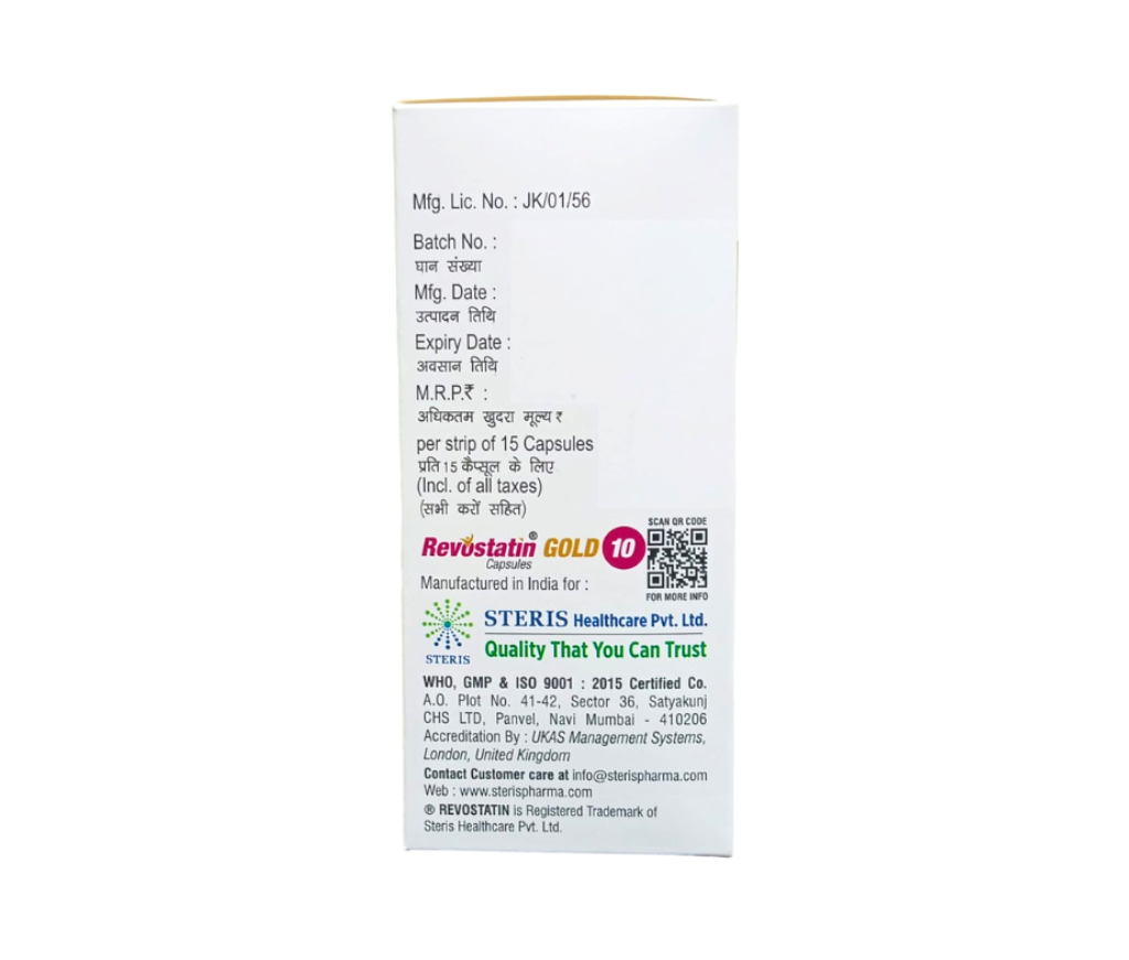 REVOSTATIN GOLD 10 view 3
