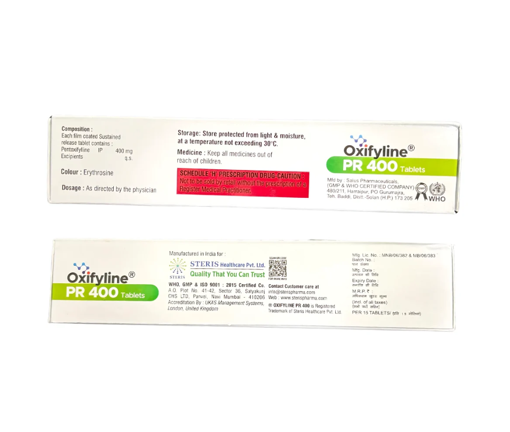 OXIFYLINE PR 400 view 3