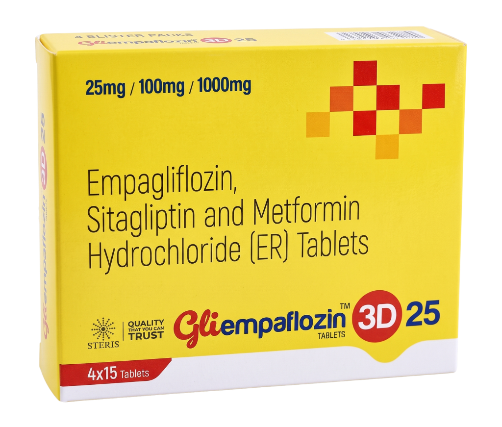 GLIEMPAFLOZIN 3D 25 product pack