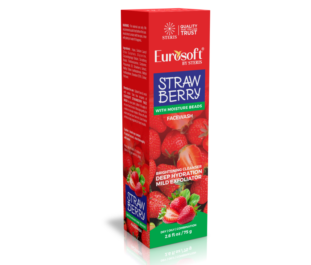 Eurosoft Strawberry Face Wash product pack