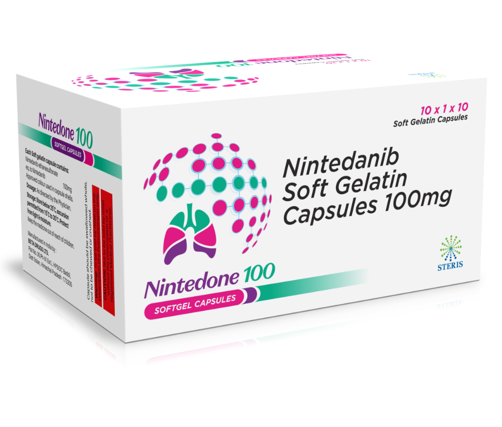 Nintedone 100 product pack